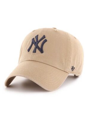 NWT ‘47 New York Yankees Tan Cap with Navy Embroidered Logo